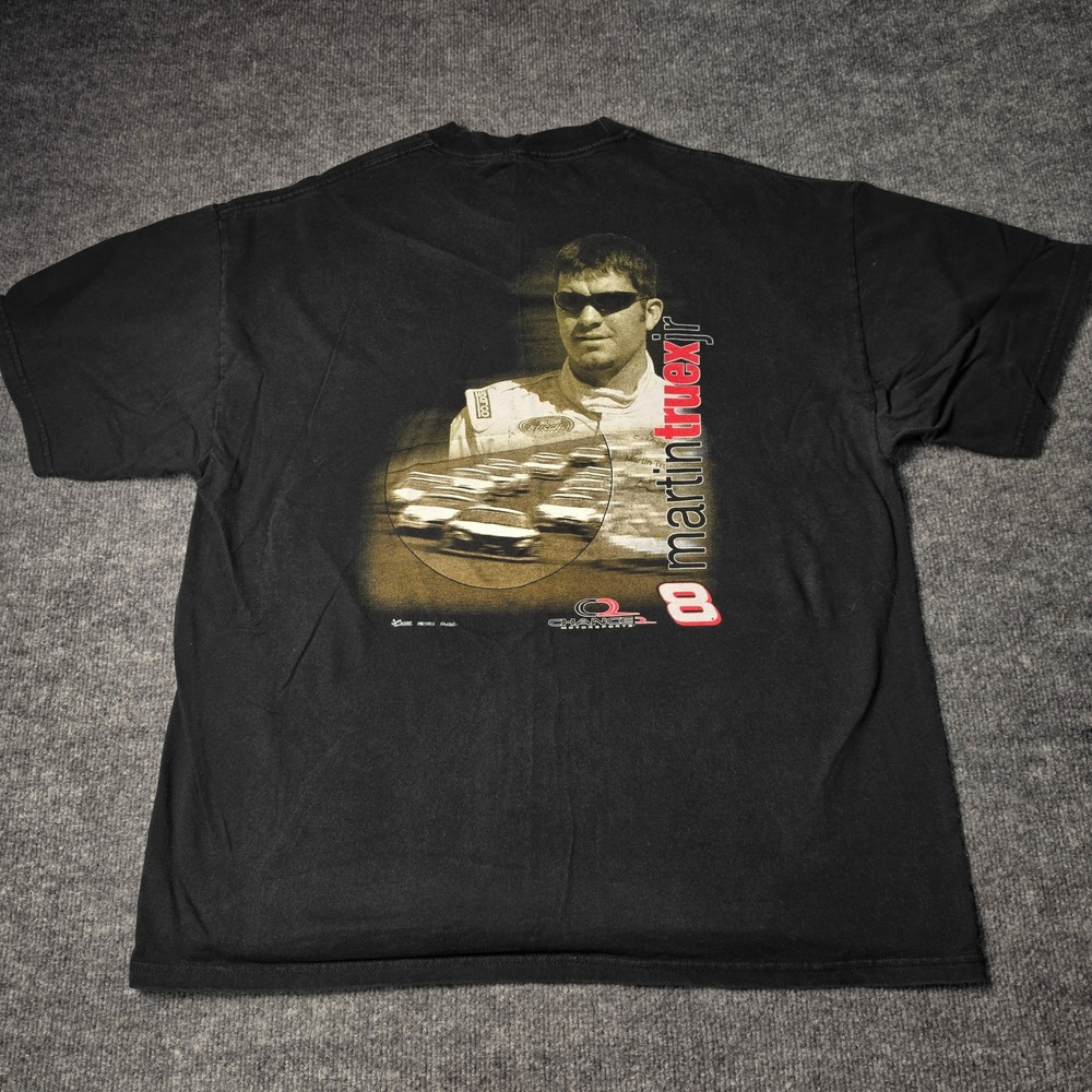 Chase Authentics Martin Truex Jr Racing T-Shirt Mens L Black Nascar